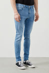  Ra Denim-Ayz Slim Fit Light Blue Men's Jeans-3