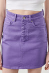  Ra Denim-Violet Slim Fit Purple Women’s Skirt-5