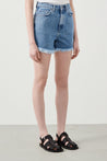  Ra Denim-Monna Blue Women's Denim Shorts-3