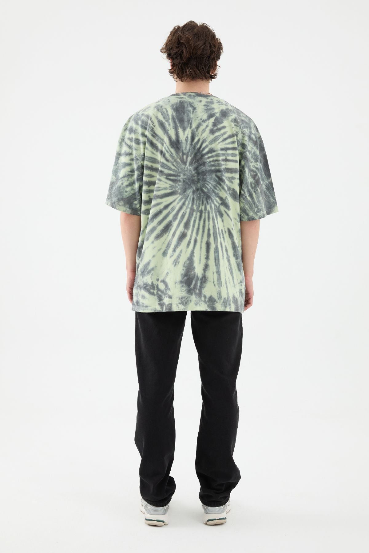 Nun Green Tie Dye Men's T-shirt