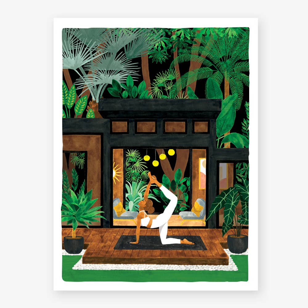 Yoga Terrasse - Poster