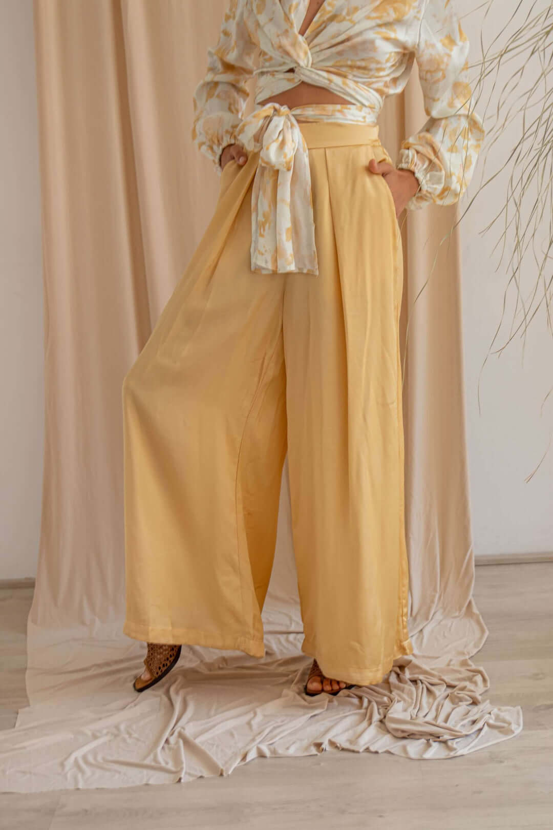 HighWaist Wide Leg Trousers