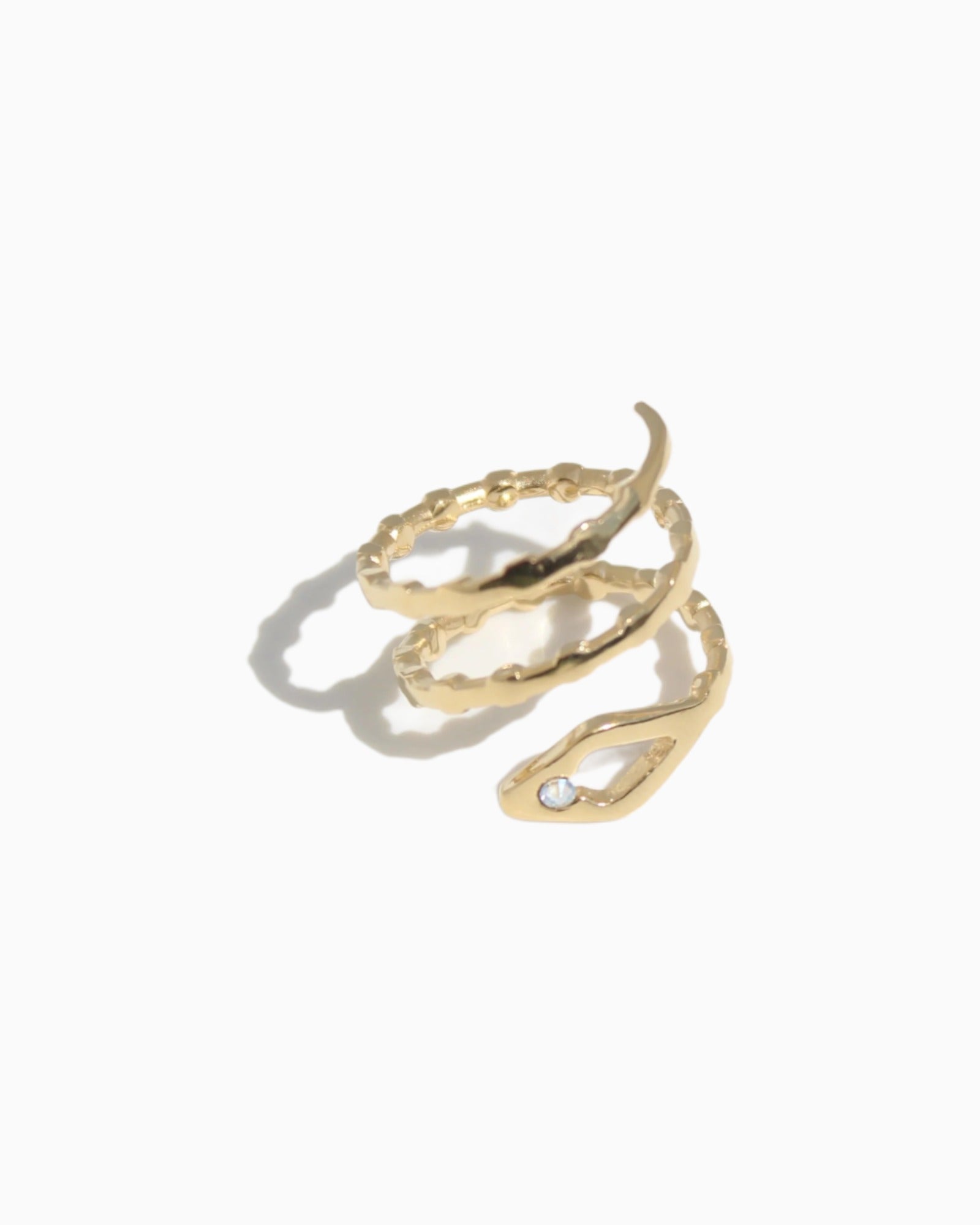 FANN! handmade Naja triple gold ring #01