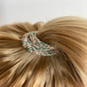 Ponytail with Lind Green Beige Kknekki Hair Elastic