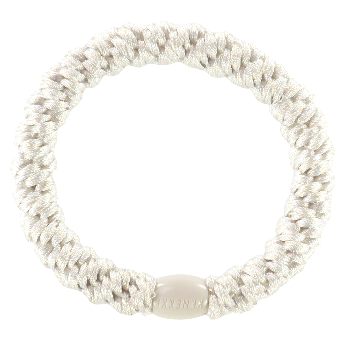 White Kknekki Hair Elastic