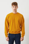  Ra Denim-Ziggy Crop Oversize Orange Men's Sweatshirt-2