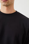  Ra Denim-Ziggy Crop Oversize Black Men's Sweatshirt-3