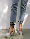 ALOHAS - Canvas wedge espadrilles | Grey