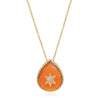 AZUNI - Astral Teardrop Gemstone Pendant Necklace