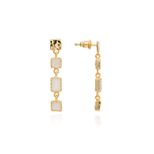 AZUNI - Mosaic Drop Earrings