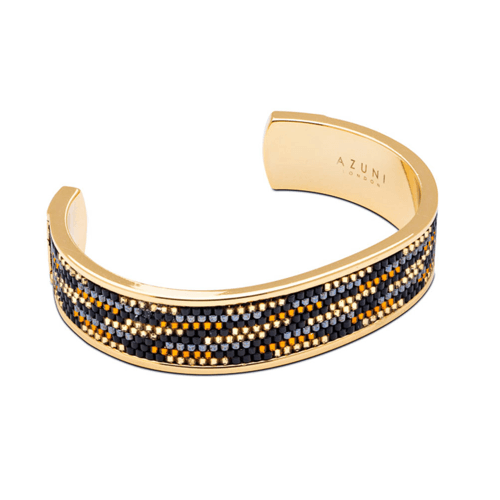 AZUNI - Totem Wide Bangle | Panther