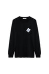 CREST - Black long sleeves Bee T-Shirt for men