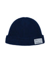 CREST - Ribbed cashmere-blend Beanie | Blue