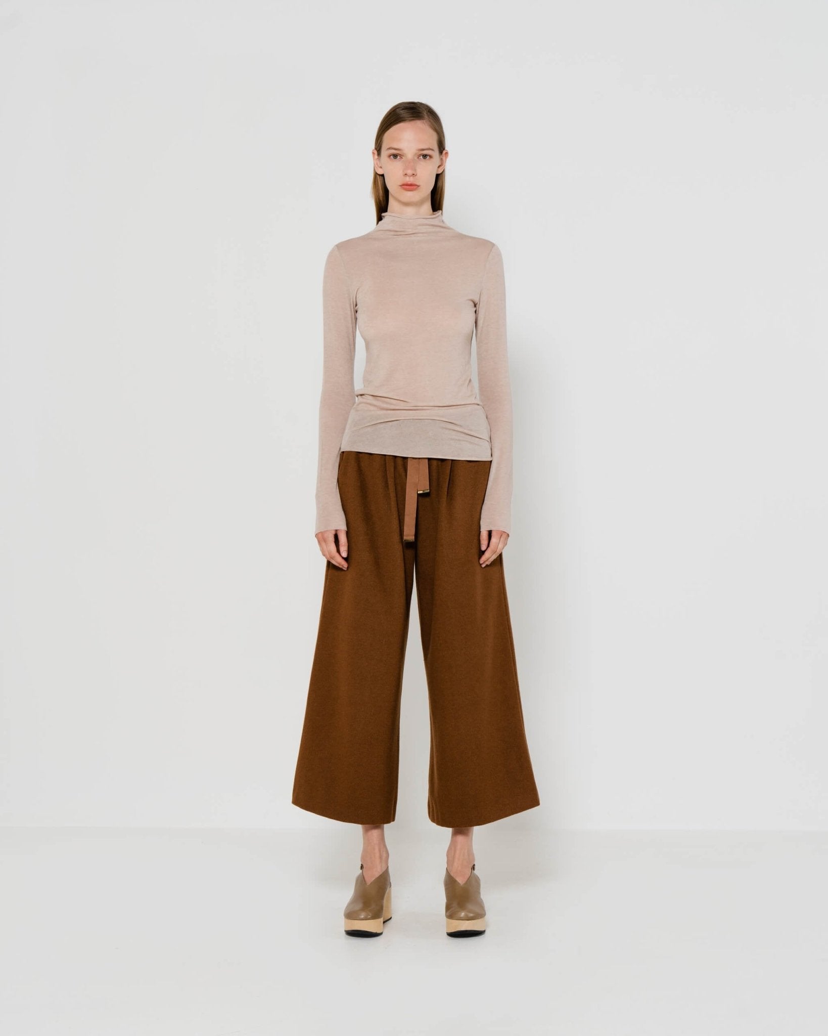 EMIN + PAUL - Signature Wool Pants | Brown