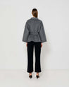 EMIN + PAUL - Wrap-over wool coat | Grey