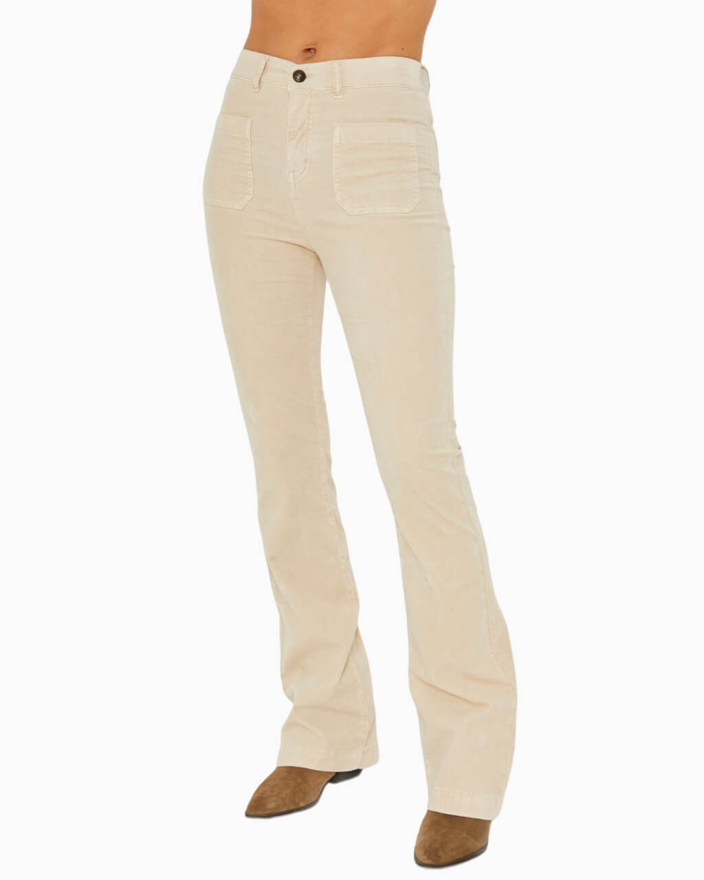 FIVE JEANS - Luna Cord Trousers | Ecru