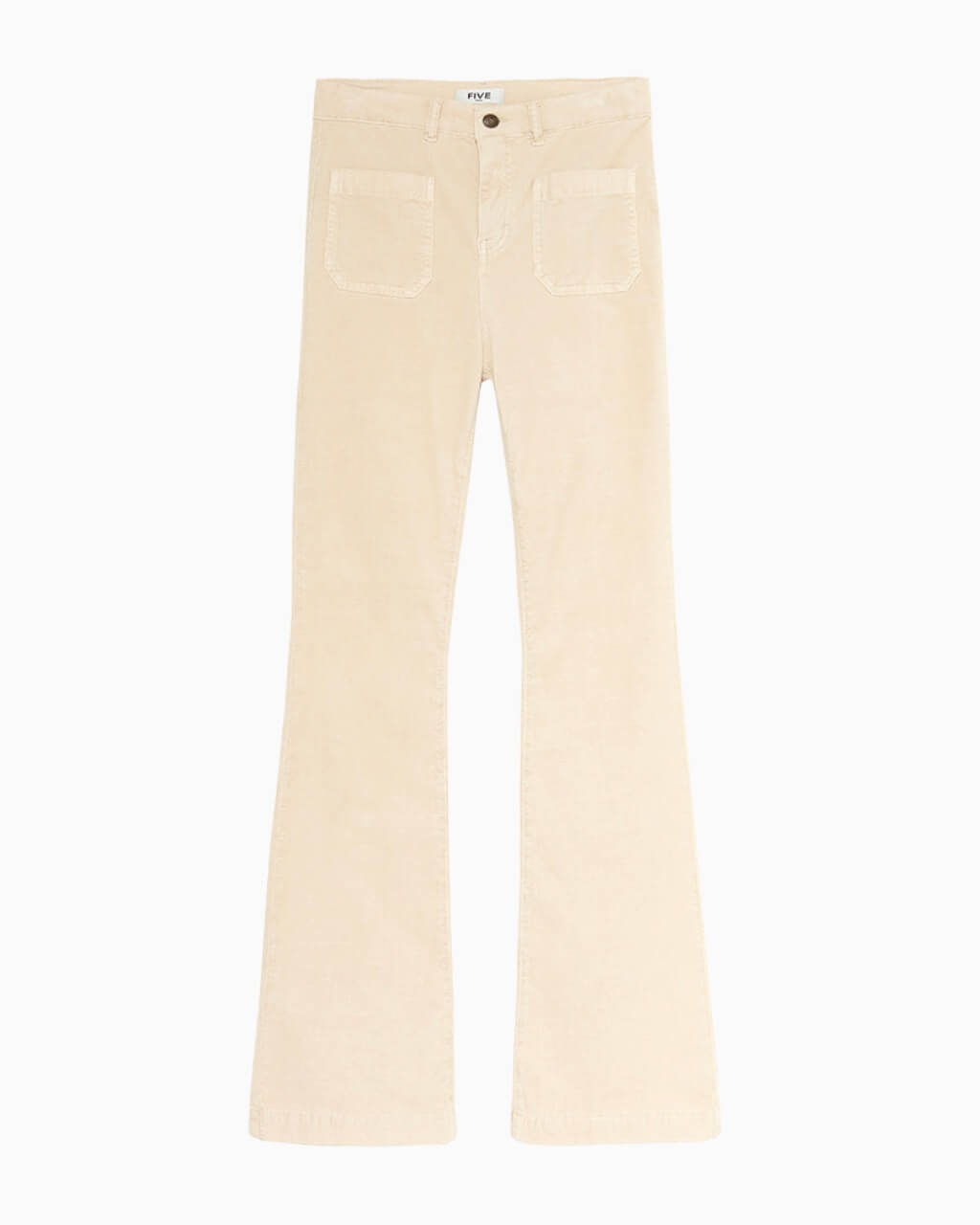 FIVE JEANS - Luna Cord Trousers | Ecru