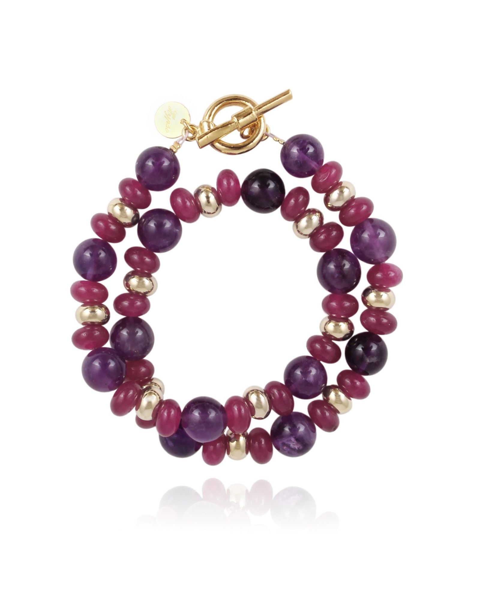 HYPSO PARIS - NICOLE Bracelet | Pink & Purple