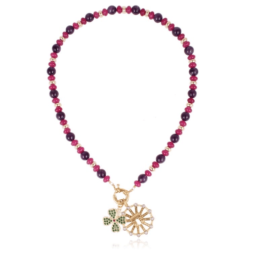 HYPSO PARIS - NICOLE Necklace | Pink