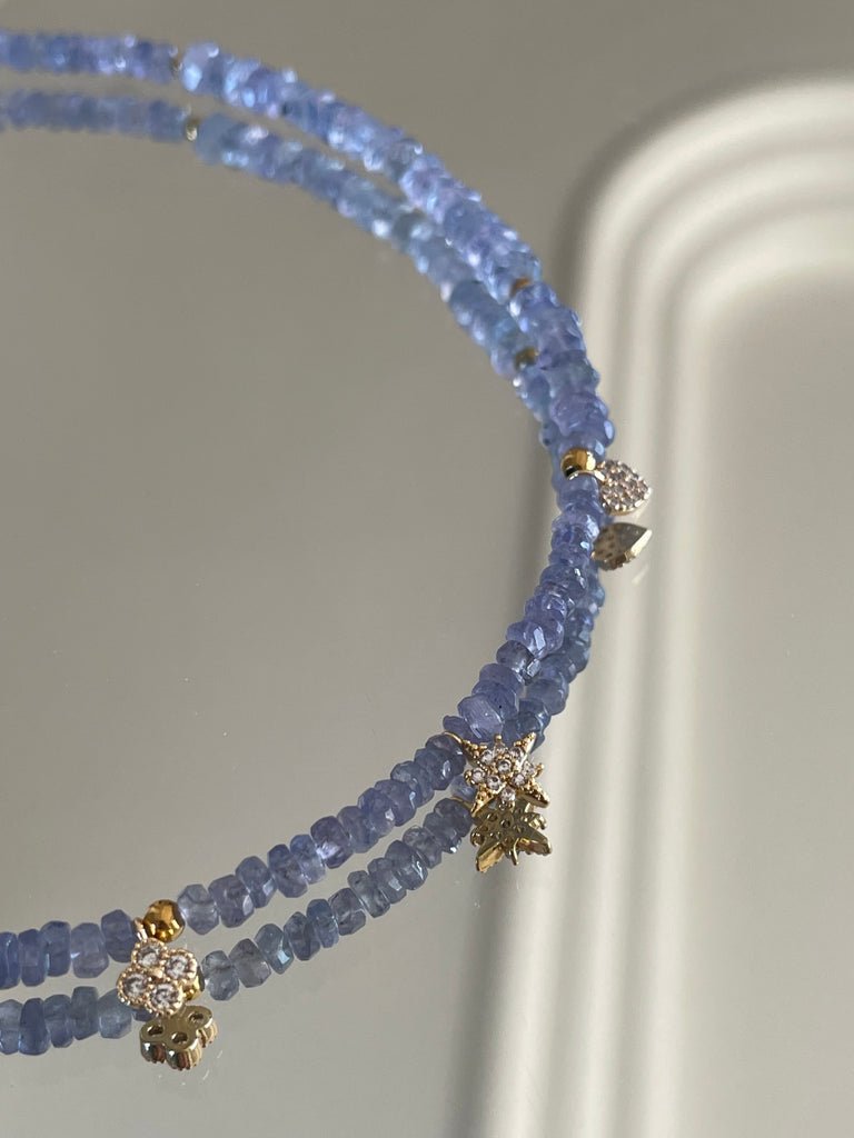 KARMA BY HANNA - Good luck Tanzanite Bracelet