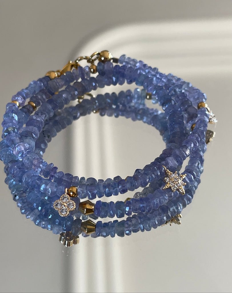 KARMA BY HANNA - Good luck Tanzanite Bracelet