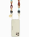 LA COQUE FRANCAISE - AMBRE Smartphone Chain attached to Clear Smartphone Case | Multicolour