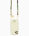 LA COQUE FRANCAISE - CARLA Phone Chain | Green Agate