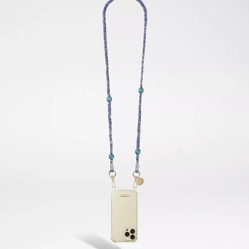 LA COQUE FRANCAISE - DELLA Bandana Phone Chain | Blue