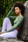 LABISK.OT - The Nemesia Crop Top | Fir Green