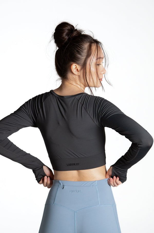 LABISK.OT - The Nemesia Crop Top | Subtle Black