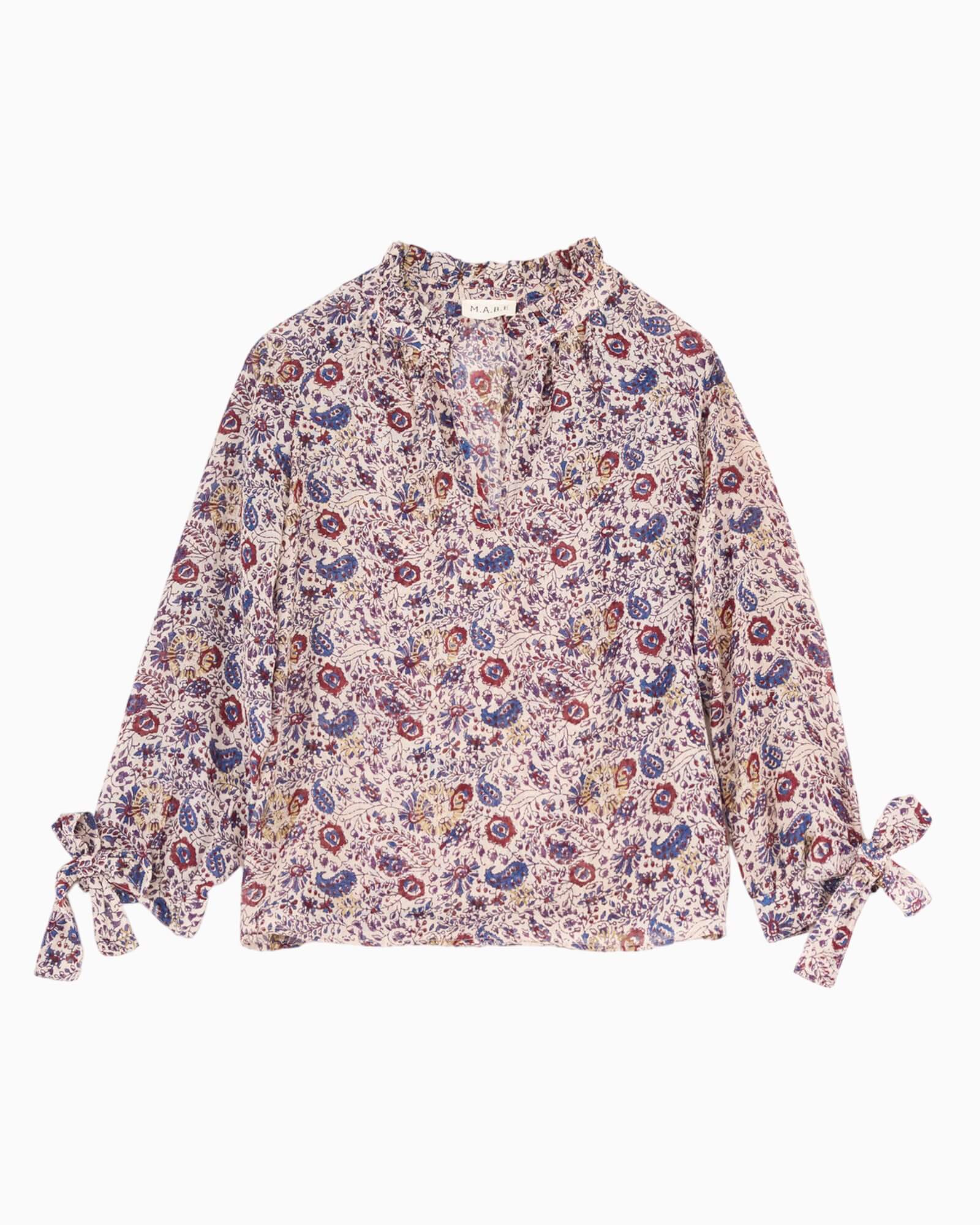 M.A.B.E - ROSA Long Sleeve Top | Floral Print