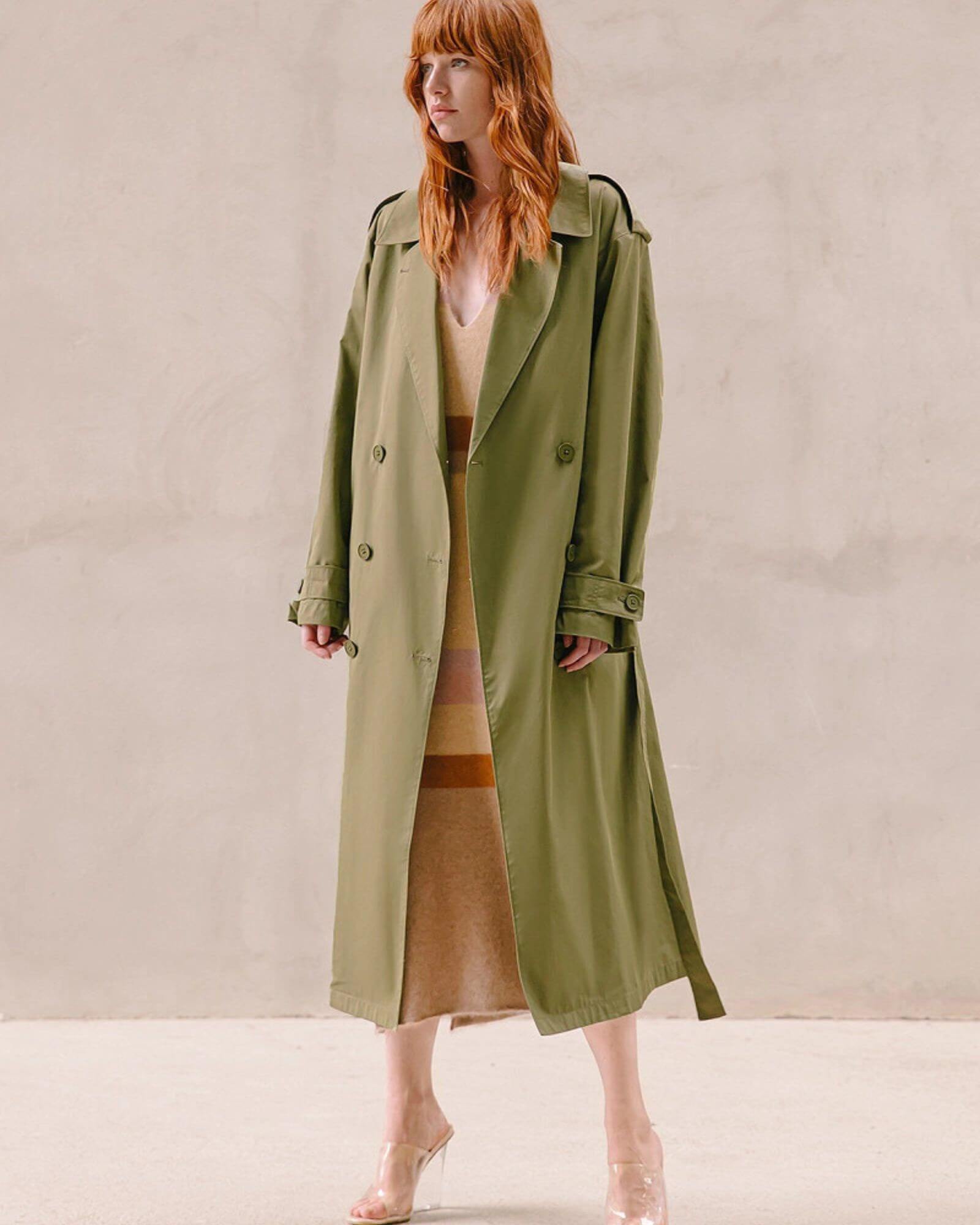 MES DEMOISELLES PARIS - Trench Coat Christie | Khaki