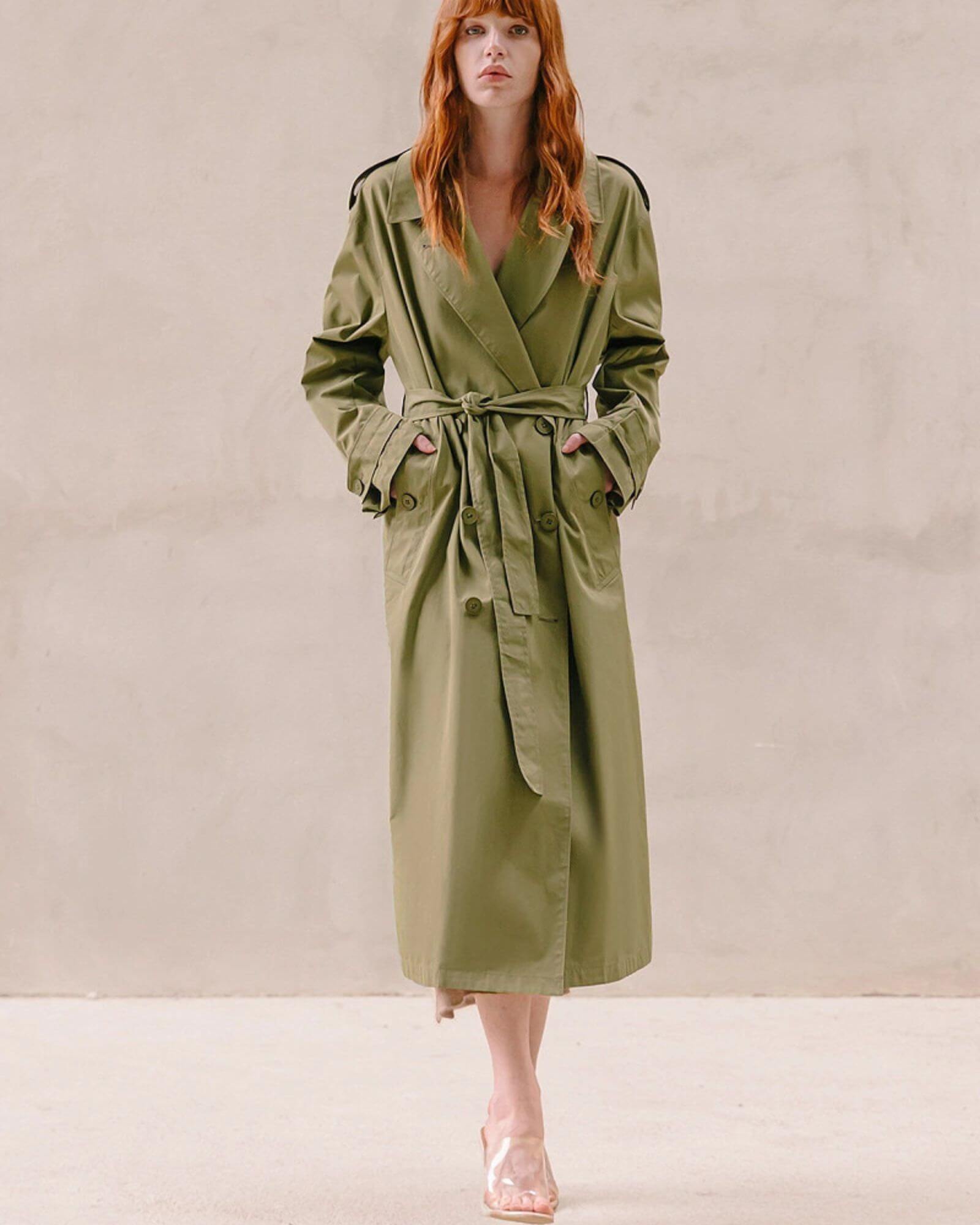 MES DEMOISELLES PARIS - Trench Coat Christie | Khaki