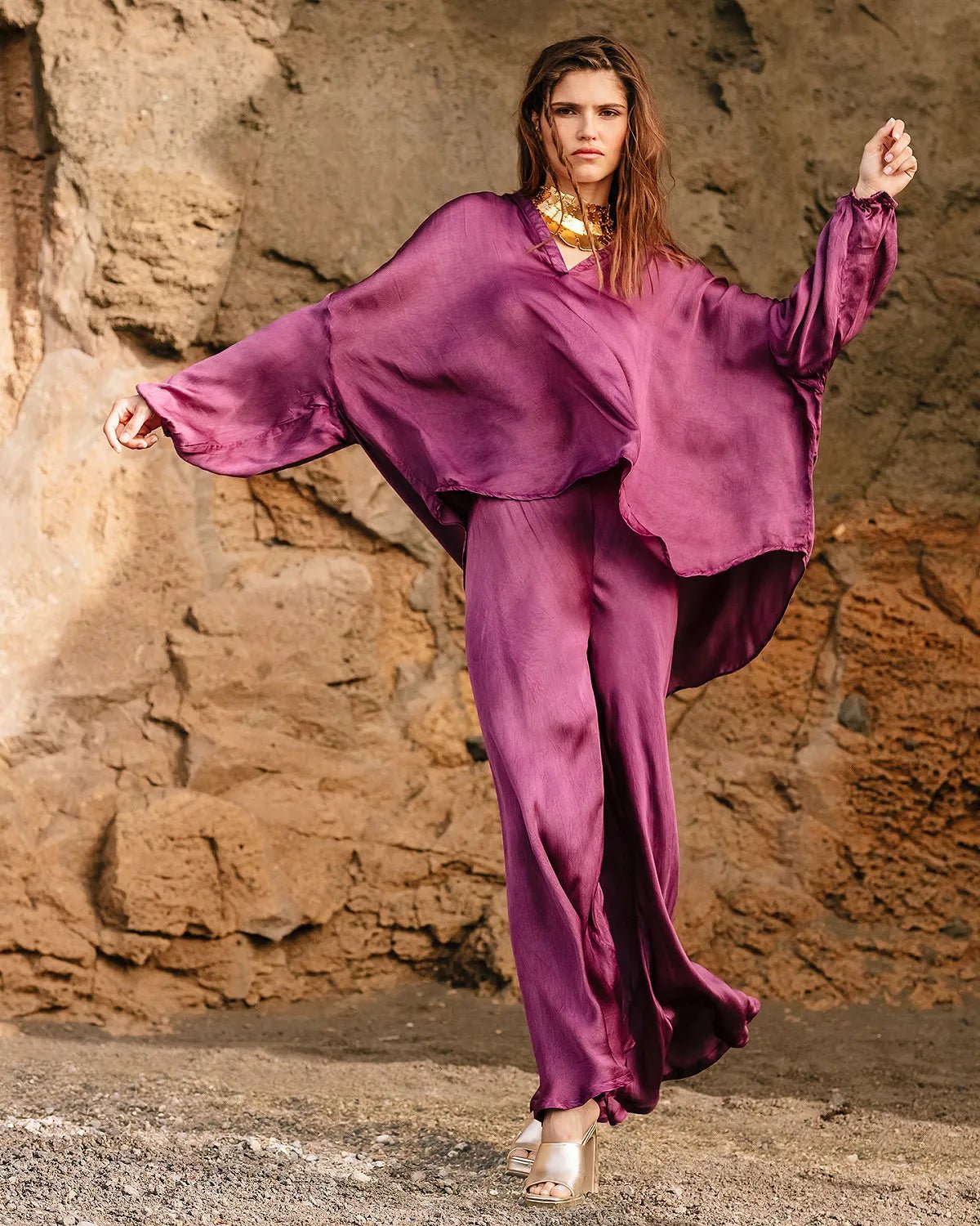 Mesdemoisellesparis - Shirt Vianey - Amethyste