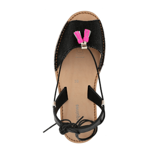 MINORQUINES - Avarca Neo | Ibiza Black Summer Sandals