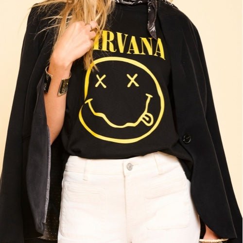 MKT - T-shirt TRISTANO NIRVANA | BLACK