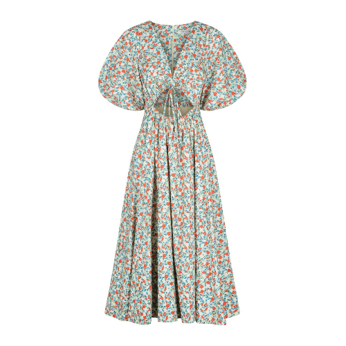 SHONA JOY - ULANI Cut Out Midi Dress | Floral Print