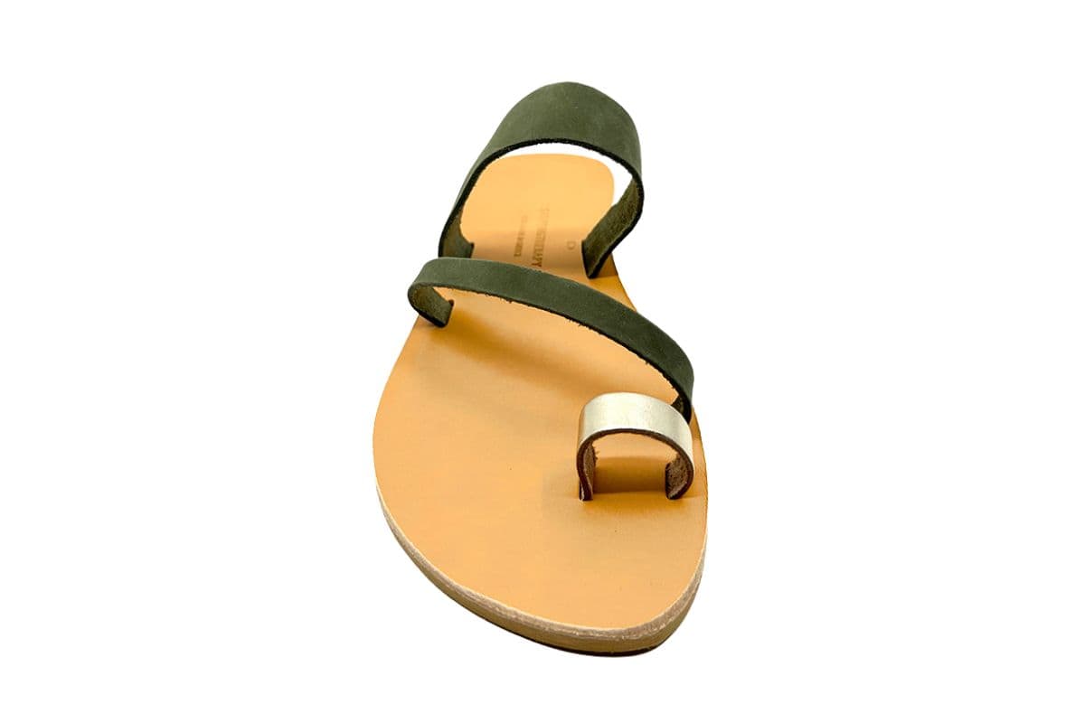 SHOPPING THERAPY - EPIDAVROS Nubuck Sandals | Khaki