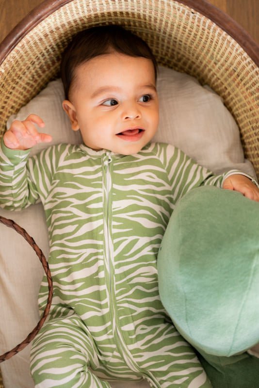 TILOUCO - Organic Cotton Pyjamas | Zebra Stripes