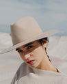 VAN PALMA - BASILE Embroidered Fedora | Ivory