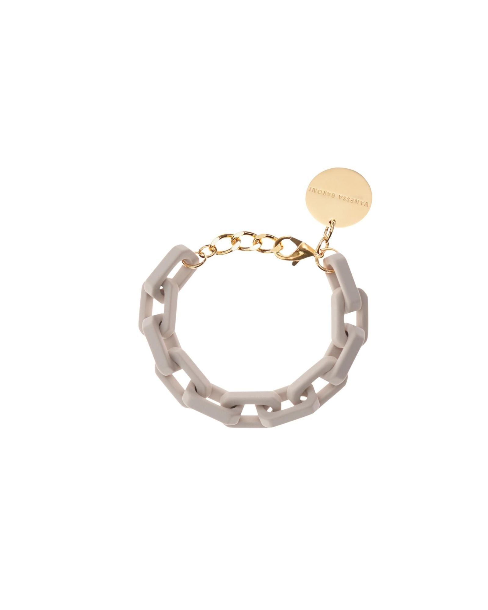 VANESSA BARONI - Tank Bracelet | Matt Grey