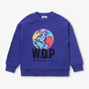 WOP - Embroidered sweatshirt for children in organic cotton