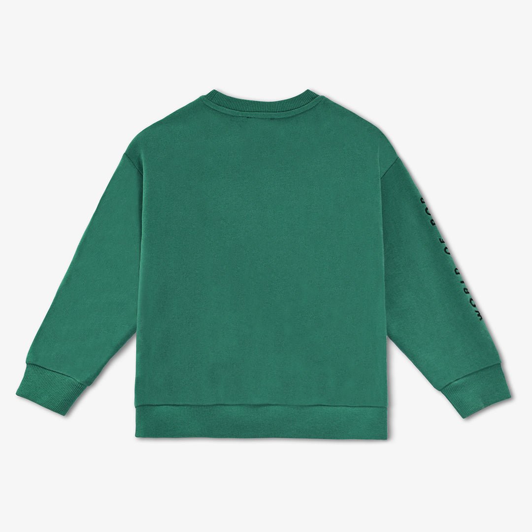 WOP - Embroidered sweatshirt for children in organic cotton