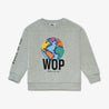 WOP - Embroidered sweatshirt for children in organic cotton