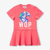 WOP - Short-sleeved dress for children in organic cotton