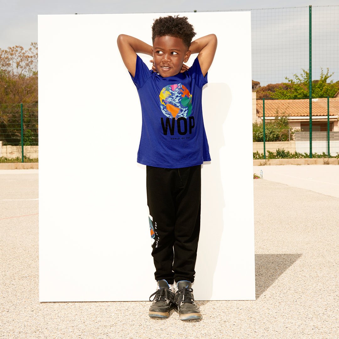 WOP - Short-sleeved T-shirt for children in organic cotton