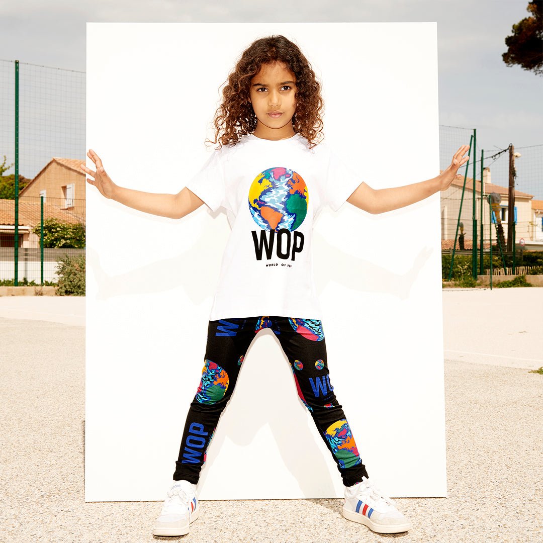 WOP - Short-sleeved T-shirt for children in organic cotton