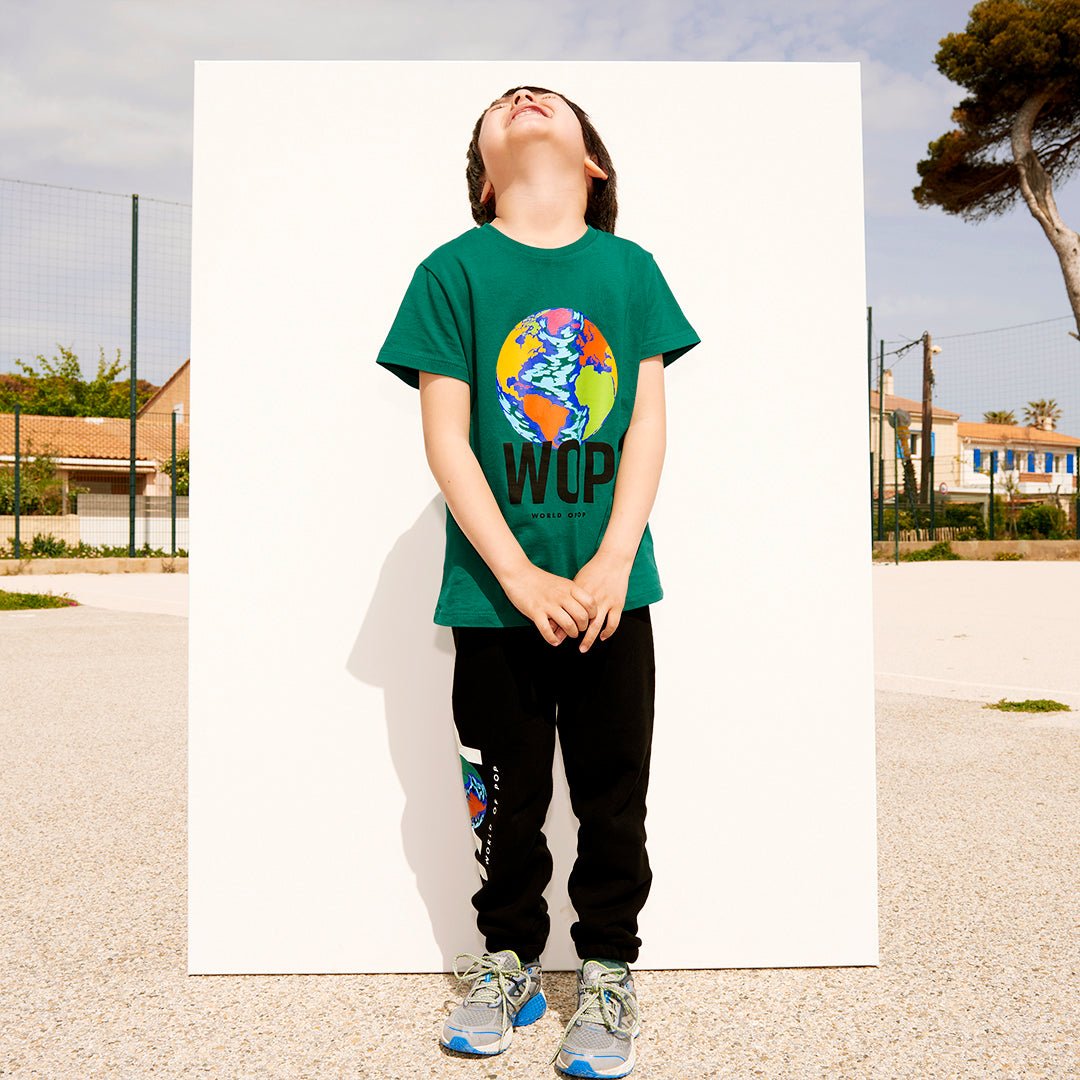 WOP - Short-sleeved T-shirt for children in organic cotton