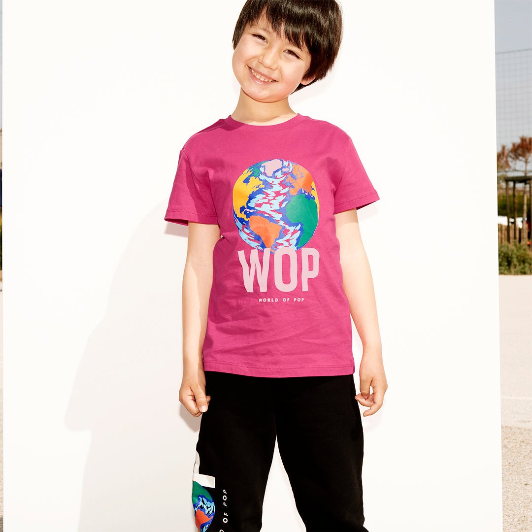 WOP - Short-sleeved T-shirt for children in organic cotton