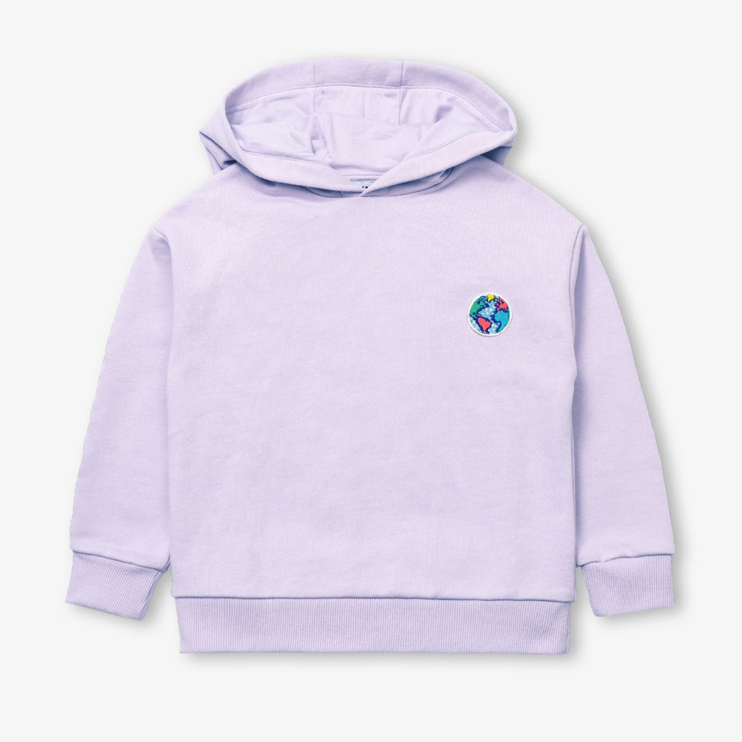 WOP - Sweatshirt badge "Planet" for children in organic cotton